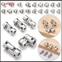 ANQII 21รูปแบบ รถโมเดล DIY ข้อต่อสากล โลหะ2mm/2.3mm/3mm/3.175mm/4mm/5mm/6mm/8mm เพลาข้อต่อ gimbal ชิ้นส่วนเรือบังคับวิทยุ ขั้วต่อมอเตอร์ รถ Cardan ร่วม