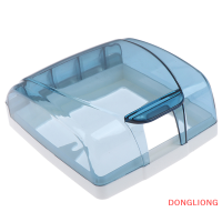 DONGLIONG สวิตช์ติดผนังพลาสติกกันน้ำที่คลุมกล่อง86ชนิดติดผนังเบาชนิดฝาพับ