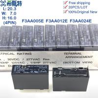 จัดส่งฟรี20 F3AA012E F3AA005E F3AA024E รีเลย์ไฟ5โวลต์12โวลต์24โวลต์ DC 4PIN ชิ้นล็อต100 ต้นฉบับใหม่