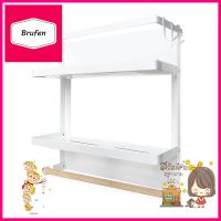 ชั้นวางของแม่เหล็กติดตู้เย็น KECH 31X11.3X31 ซม. ไซซ์ M สีขาวMAGNETIC STORAGE RACK FOR REFRIGERATOR KECH 31X11.3X31CM M WHITE **ทักแชทได้ค่ะ ยินดีบริการ**