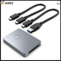 AIMEE แบบพกพาได้ การ์ดหน่วยความจำ อะแดปเตอร์ 10กิกะบิต USB3.1 Gen 2 เครื่องอ่านการ์ด เครื่องอ่าน cfexpress Type B