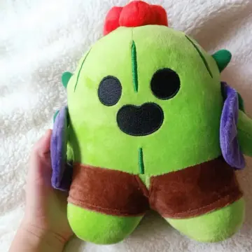 COC 25cm Supercell Leon Spike Plush Toy Cotton Pillow Dolls Game Characters  Game Peripherals Gift for