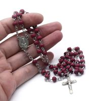 Hot Cross Rosary สร้อยคอพิธีกรรมทางศาสนา Holding Party Favors Supplies