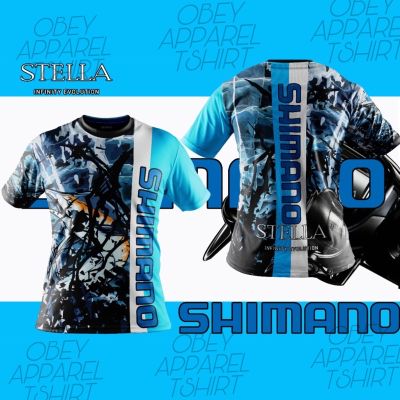 sublimation tshirt shimano  baju memancing  stella infinity evolution