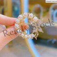 【hot sale】 ❁❈ B36 High quality hot selling butterfly pearl brooch womens decorative alloy pin accessories M70086