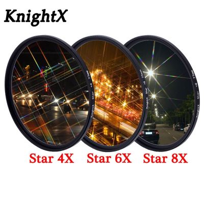 KnightX UV CPL STAR Lens Filter For canon nikon 400d accessories 200d 24-105 d80 d70 49mm 52mm 55mm 58mm 62mm 67mm 72mm 77mm