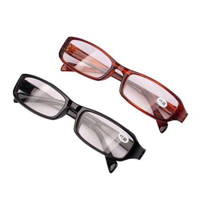 แว่นตาอ่านหนังสือแว่นสายตาที่มีใบสั่งจากแพทย์ Unisex ผู้หญิงผู้ชายสี่เหลี่ยมผืนผ้าทนทานแว่นคอมพิวเตอร์ Ultralight กระจกแว่นตา Presbyopia