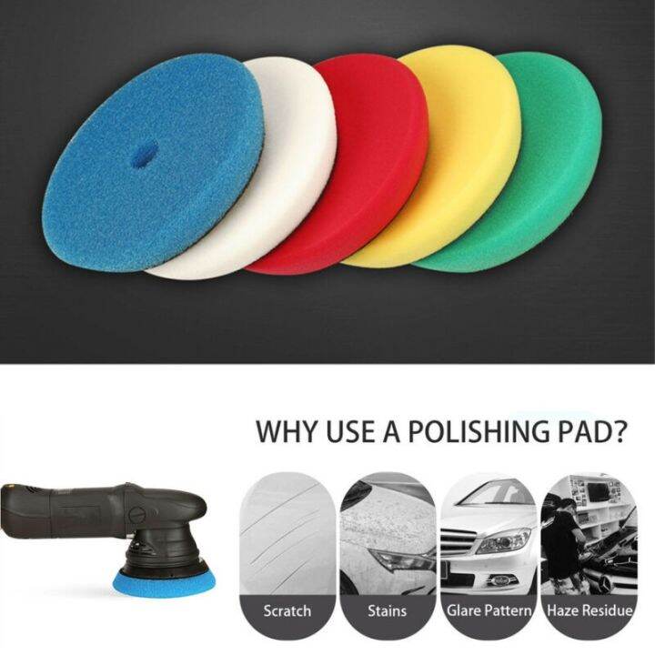 Trim Sponge Polishing Pad Truck 6\" Sanding 6" For Car Buffer Polisher