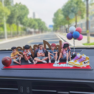 Car Dashboard Decoration Mens Car Dashboard Rukawa Kaede Slam Dunk Hanamichi Sakuragi Hand-Made Creative Ornament