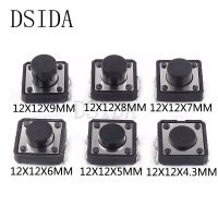 10PCS PCB Tactile Tact Mini Push Button Switch DIP 4pin Micro switch 12x12x4.3/5/6/7/8/9 MM 12X12X4.3MM 5MM 6MM 7MM 8MM 9MM