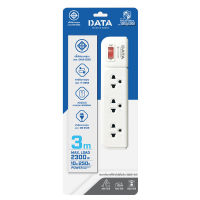 ดาต้า รางปลั๊กไฟ 3 ช่อง 1 สวิทช์ 3 เมตร. รุ่น AP3159-3M/Data strip, Power socket, 3 sockets, 1 switch, 3 meters, model AP3159-3M