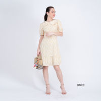 VERONIQA Dress AM-D1089 by AMILA พีชสกิน แขนสั้น IGPU23-2