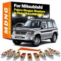 MDNG 11ชิ้นสำหรับ Mitsubishi Pajero Sho Montero Io Pinin TR4 1999-2004 2005 2006ชุดไฟการส่งข้อมูลแบบติดต่อกันนำตกแต่งภายในไฟรถแอลอีดี