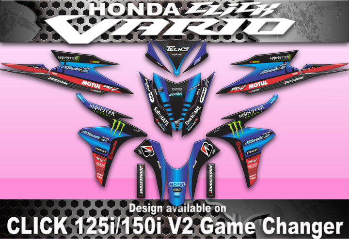 Honda Click 125 Decals VERSION 1 | Lazada PH