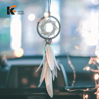 Car Pendant Accessory Interior For Girls Feather Mirror Hanging Pendant Home Decor Lucky Car Ornament