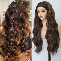 Synthetic Headband Wig P4/30 Highlight Wig Ombre Honey Blonde Wig for Black Woman Body Wave Wigs Glueless Wigs Party Daily Wigs [ Hot sell ] TOY CENTER