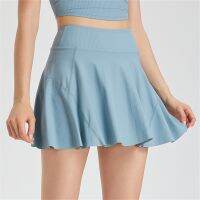 Women Summer Tennis Golf Mini Skirts With Shorts And Pocket Fitness High Waist 2 In 1 Volleyball Yoga Dance Sport Runing Skorts