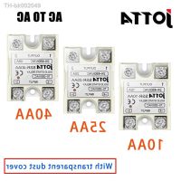 ▤▦ JOTTA SSR -10AA 25AA 40AA AC Control AC SSR White Shell Single Phase Solid State Relay With Plastic Cover