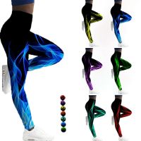 【CC】 Leggings Waist Printed Sport Legings Pants Gym Clothing Workout Leggins Ladies Leginsy Legins