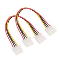 4Pin to 4Pin Power Adapter Cable 4Pin Molex M/F Cord - IDE Extension Cable 2Pcs