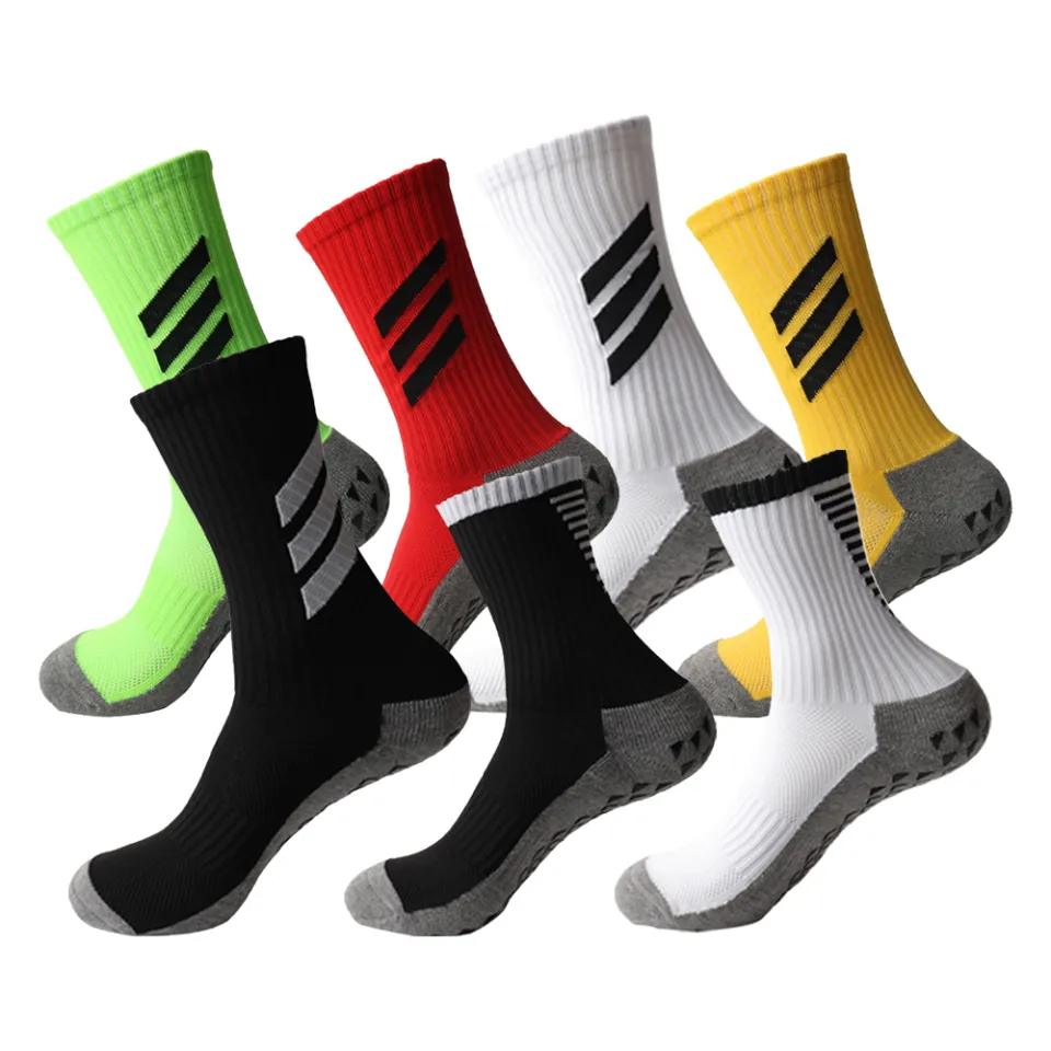 Sport Cushioned Socks Non Slip Grip for Basketball Soccer Ski