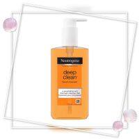 Neutrogena Deep Clean นูโทรจีนา เจลล้างหน้า ดีพ คลีน เฟเชียล คลีนเซอร์ ปราศจากน้ำมันและไม่อุดตันรูขุมขน 150มล.