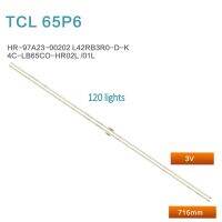 แถบไฟแบคไลท์ Led 2ชิ้น/เซ็ตสำหรับ65U580 65U58CMC โตชิบา0C 4C-LB65C0-HR01L โคมไฟยาว65HR411SC โคมไฟลูกปัด0A