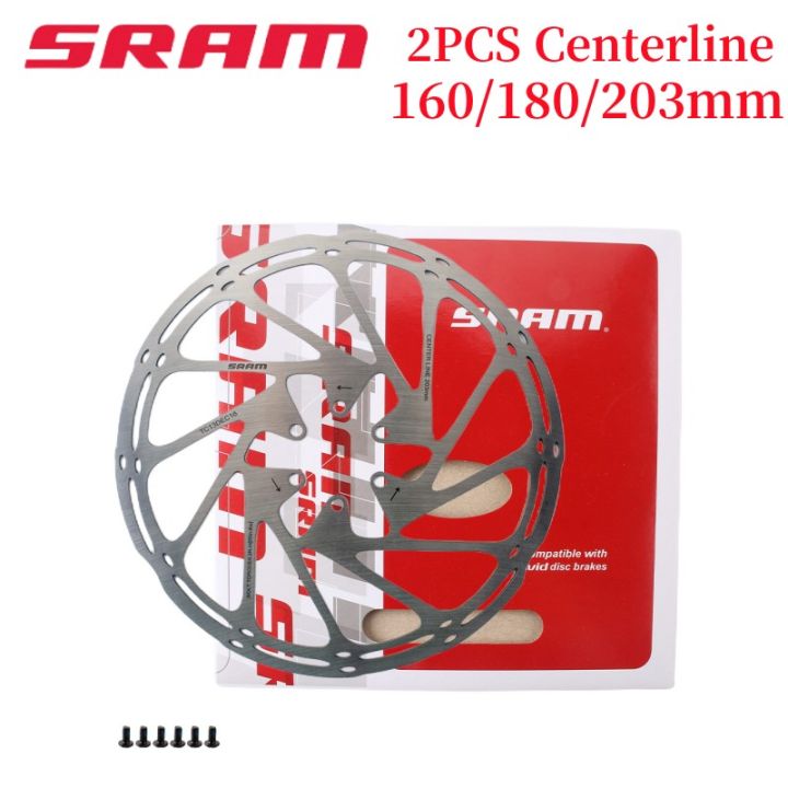 sram-centerline-จักรยานดิสก์เบรก160มิลลิเมตรใบพัด203มิลลิเมตร180มิลลิเมตร-centerline-โรเตอร์-sram-ดิสก์เบรก-mtb-160มิลลิเมตรเบรกสำหรับส่วนจักรยาน