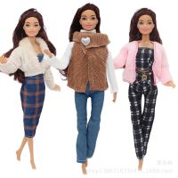 Handmade Dress Fashion Coat Top Pants Clothing For 30CM Barbie Dolls Clothes Doll Accessories Girl`s Toy Gifts