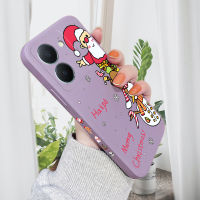 เคส PMP เคส Hp สำหรับ VIVO Y27 5G เคสโทรศัพท์ลายการ์ตูนคริสต์มาสคลุมทั้งหมดปลอกซิลิโคนของเหลวเคสปกป้องกล้อง