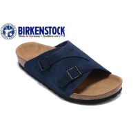 Birkenstocks 827 Mens/Womens Classic Cork Suede Navy Slipper Beach Loafers 34-46