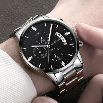 Cassidon ของแท้นาฬิกาควอตซ์กันน้ำแนวโน้มแฟชั่น Luminous นาฬิกาสำหรับผู้ชายในประเทศ Multi-Function นาฬิกาข้อมือคลาสสิค