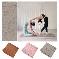 Professional Non-slip Yoga Mats High Quality Frosted PU Ultra-thin Yoga Blanket Towel Foldable Travel Female Fitness Rubber Pad Yoga Mats