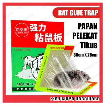 Green Killer Mouse & Rat Sticky Glue Trap Board Pest Control Rats Catcher  Papan Pelekat Tikus