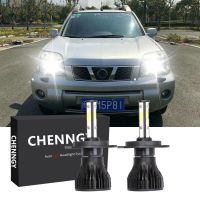 New ชุดแปลงหลอดไฟหน้า LED สูงต่ํา สําหรับ Nissan Xtrail X-Trail T30 2002-2008 2 ชิ้น