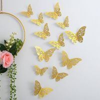 【CC】▤  20pcs/set Fashion Hollow Stickers Removable Wall Sticker Room Bedroom Decoration Supplies