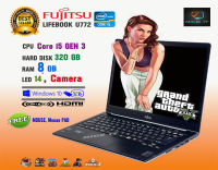 โน๊ตบุ๊ค Notebook Fujitsu Core i5 Gen3 Ram 8 GB.(GTAV, Fifa4, PUBG mobile, Freefire, Sim4, Hon, PB ทดสอบแล้วเล่นได้ครับ)