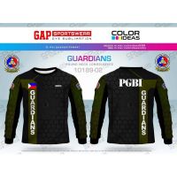 (All sizes are in stock)   PGBI GUARDIANS 3D Long sleeved T-shirt Fully sublimated cotton T-shirt Breathable Long sleeved T-shirt  (You can customize the name and pattern for free)