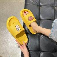 Wholesale fashion contracted summer indoor household wear lightweight female male pure color word slippers soft household