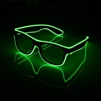 Cool Party Decorative Luminous Glasses Flashing EL Wire LED Glasses Lighting Classic Gift Bright Light Festival Party Supplies