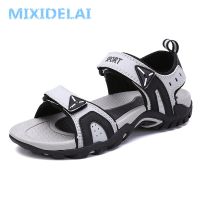 Fashion Man Beach Sandals 2023 Summer Gladiator Mens Outdoor Shoes Roman Men Casual Shoe Flip Flops Large Size 46 slippers Flat