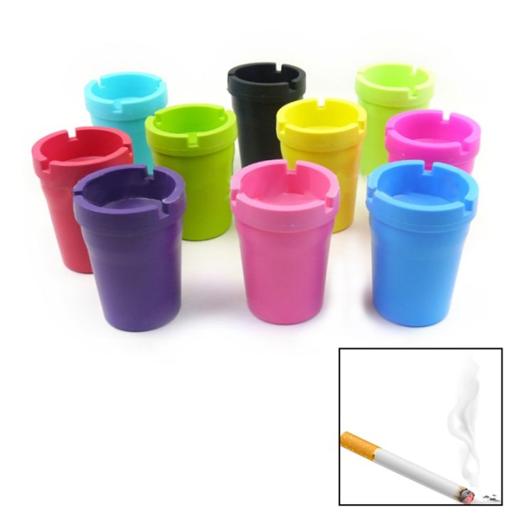 hot-dt-1-pc-color-10-05x7-8cm-car-butt-plastic-smoke-cup-ashtray-ash-holder-new-1pc