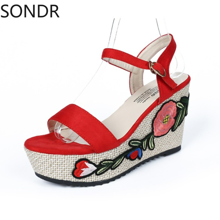 womens-platform-emboridery-floral-sandals-wedge-high-heel-slingbacks-shoes-summer-peep-toe-3colors-girls-new