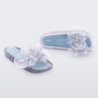 HOT ”Mr Co Jelly Shoes Melissa Slippers Flat-Bottomed Thick-Bottomed Wide-Faced Flower Women S Xianqi Net Red Jelly