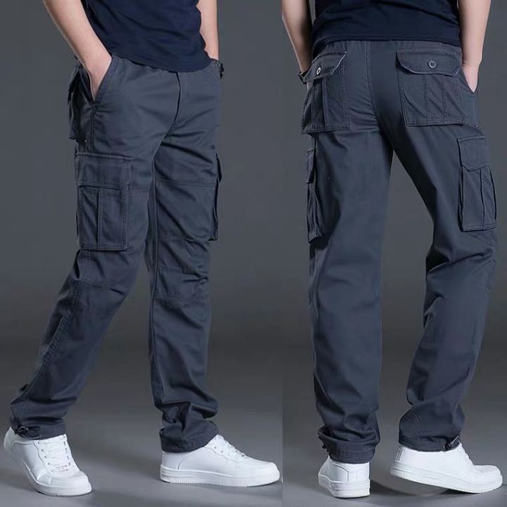 YW# Fashion Men Outdoor 6 pocket cargo pants | Lazada PH
