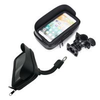 Waterproof Bicycle Motorcycle Mobile Phone Bag Holder Cycling rearview Handlebar Case phone Support GPS Mount For iPhone 8P XS