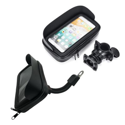 【CW】 Motorcycle Holder Cycling Rearview Handlebar Support Mount for IPhone 8 XS