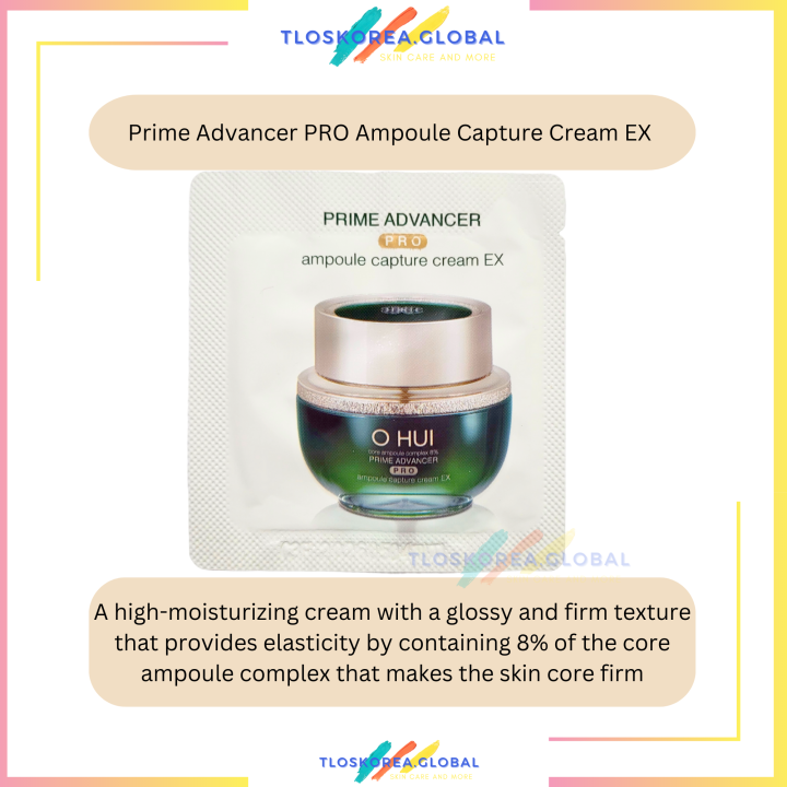 Ohui prime advancer pro ampoule capture cream ex sample 1ml