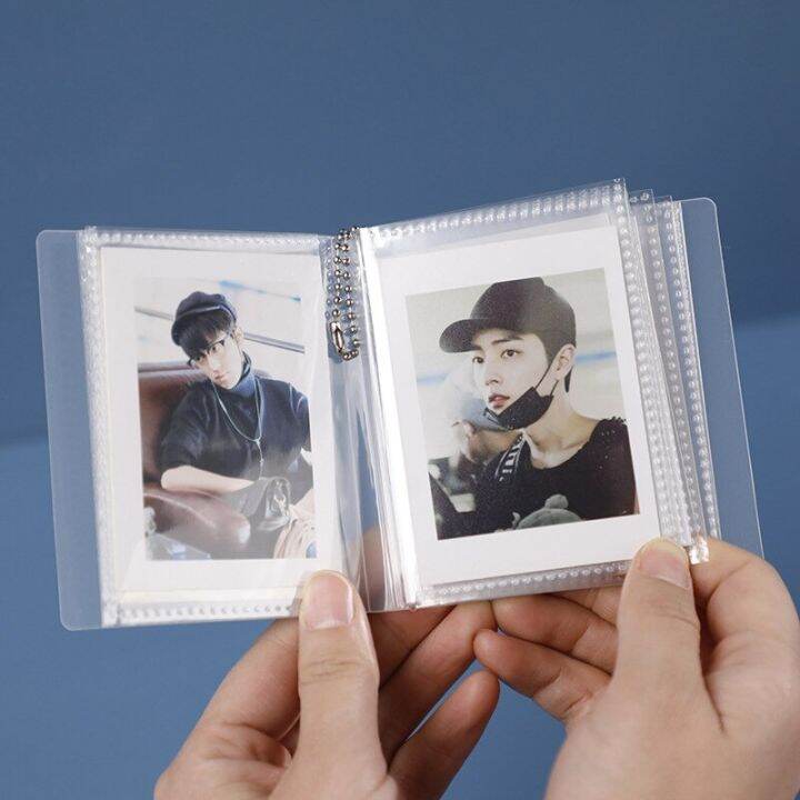 โฟโต้การ์ดใสกันน้ำสำหรับใส่นามบัตรอัลบั้ม-instax-อัลบั้มรูปภาพไอดอลอัลบั้มภาพขนาดเล็กเก็บอัลบั้มรูปภาพ