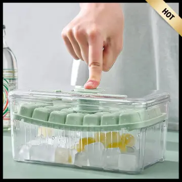 1pc Ice Cube Mold With Lid Household Small Making Ice Ball Artifact Quick  Freezer Freezing Ice Cube Silicone Ice Tray, 24/7 Customer Service